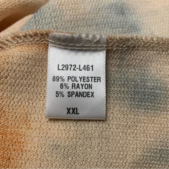 XXL Thrashed Distressed Off Shoulder Earthbound Long Sleeve Burn OUT XXL - Picture 8 of 12